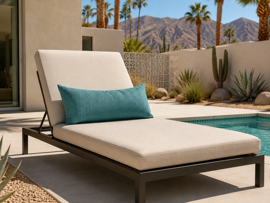 Luxury Outdoor Lumbar Pillow – 22" × 12" – Justify Pool