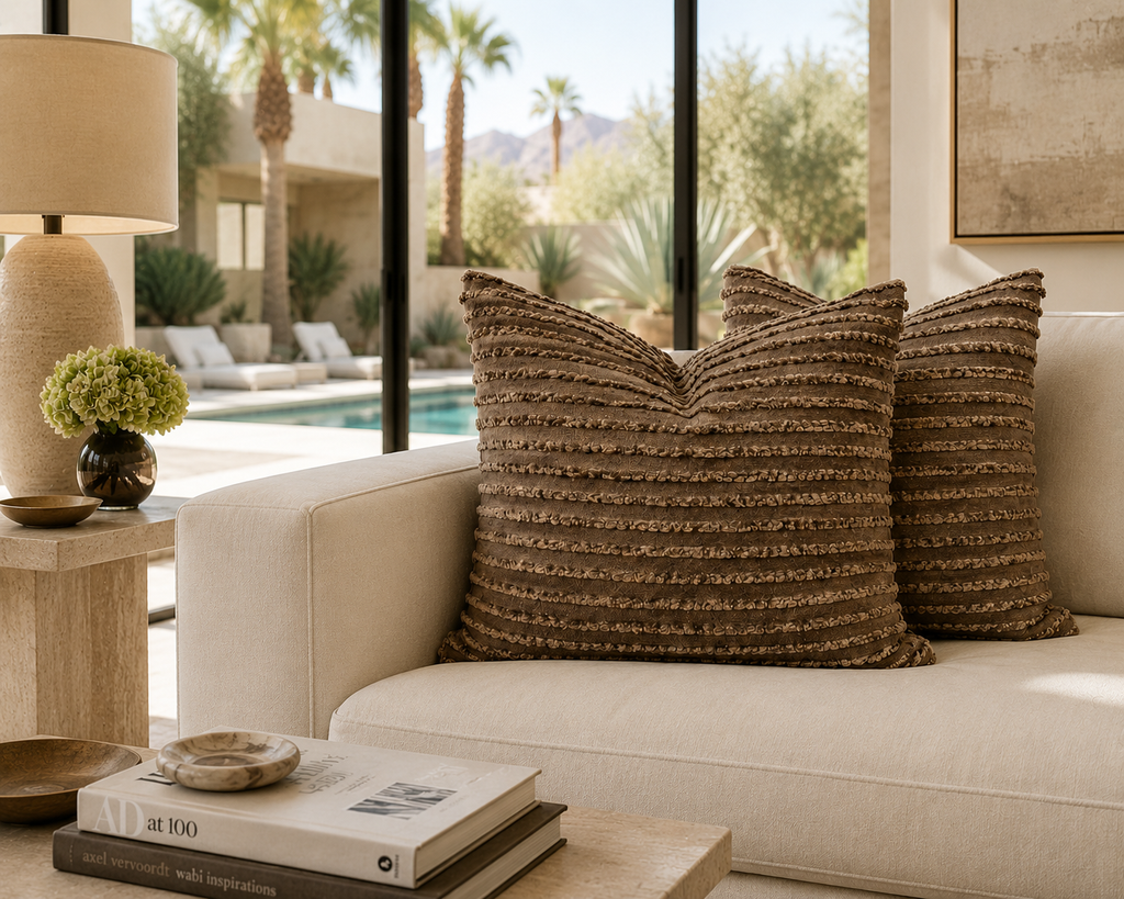 Luxury Pillow – 24" × 24" – Keaton Brown