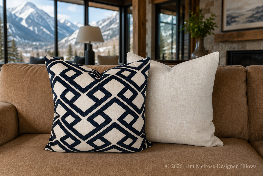 Luxury Pillow – 24" × 24" – Lena Sand