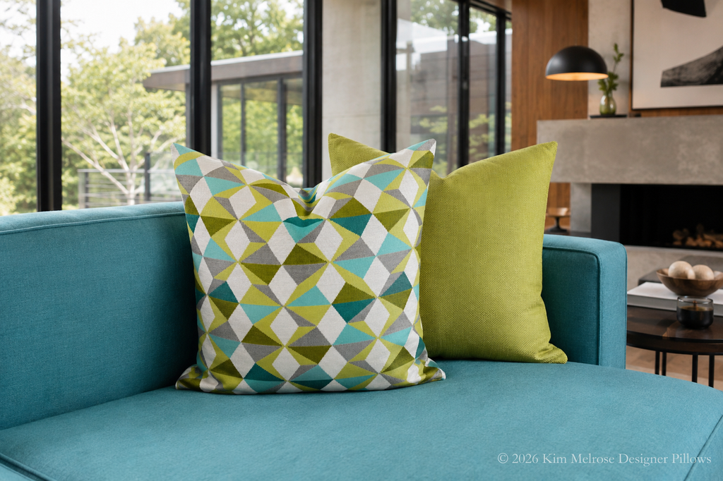 Luxury Pillow – 24" × 24" – Movie Colony