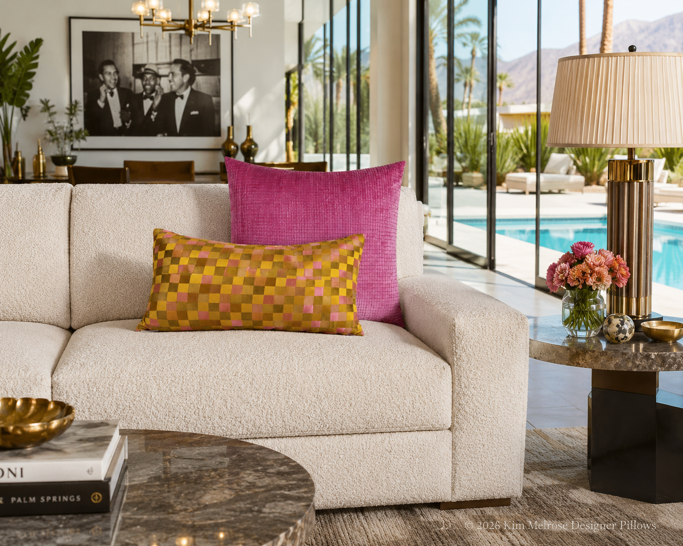 Luxury Lumbar Pillow – 24" × 14" – Cubit Gold