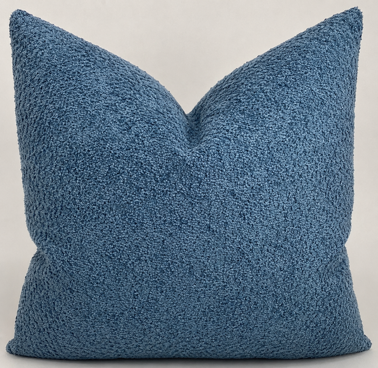 Luxury Pillow – 24" × 24" – Snuggle Sapphire Double Front