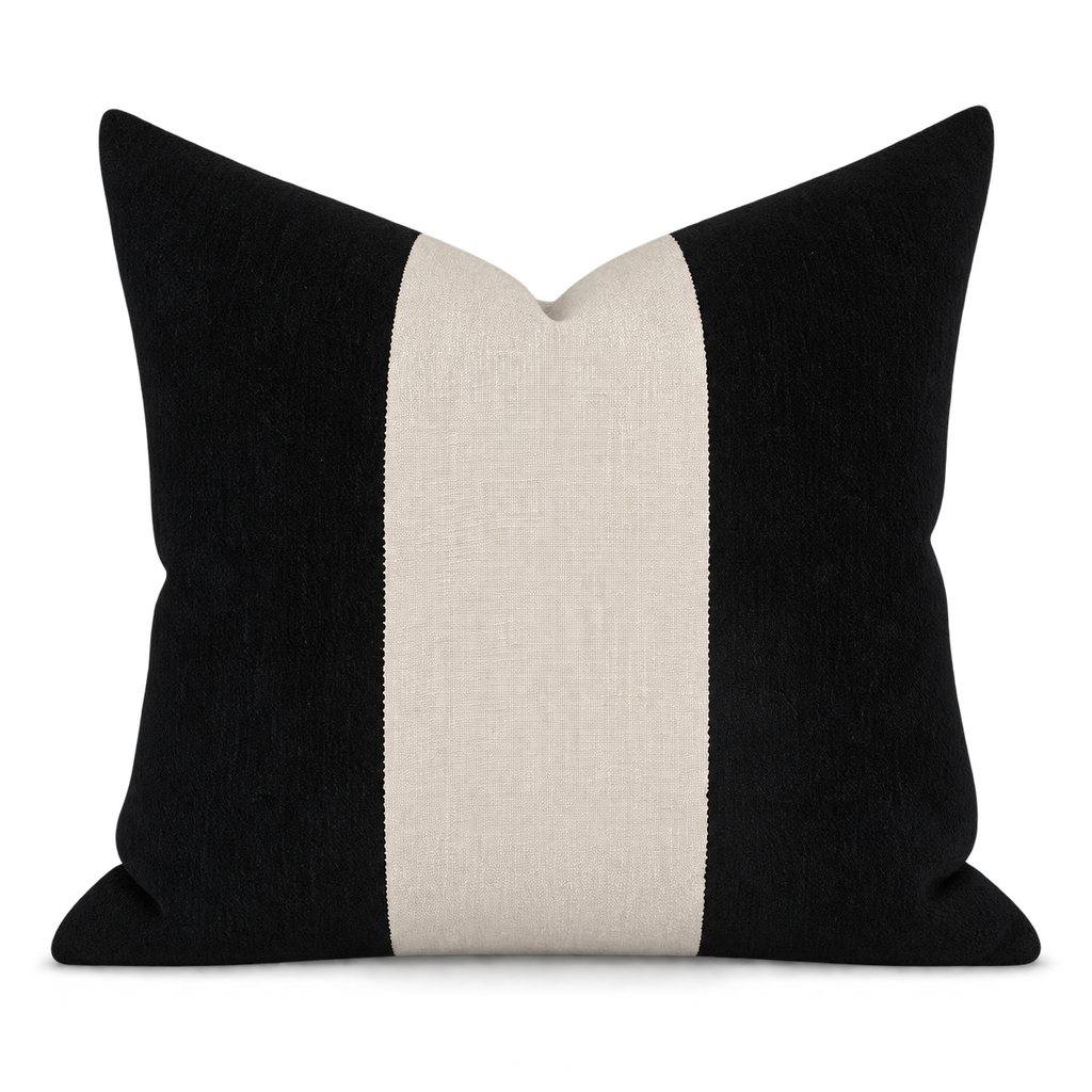 Magritte Ebony – 24" x 24" Luxury Square Pillow