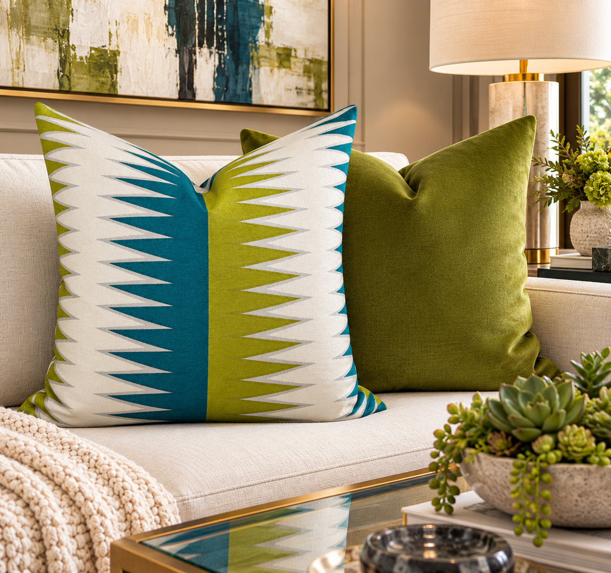 Vamanos Carribbean – 24" × 24" Luxury Square Pillow