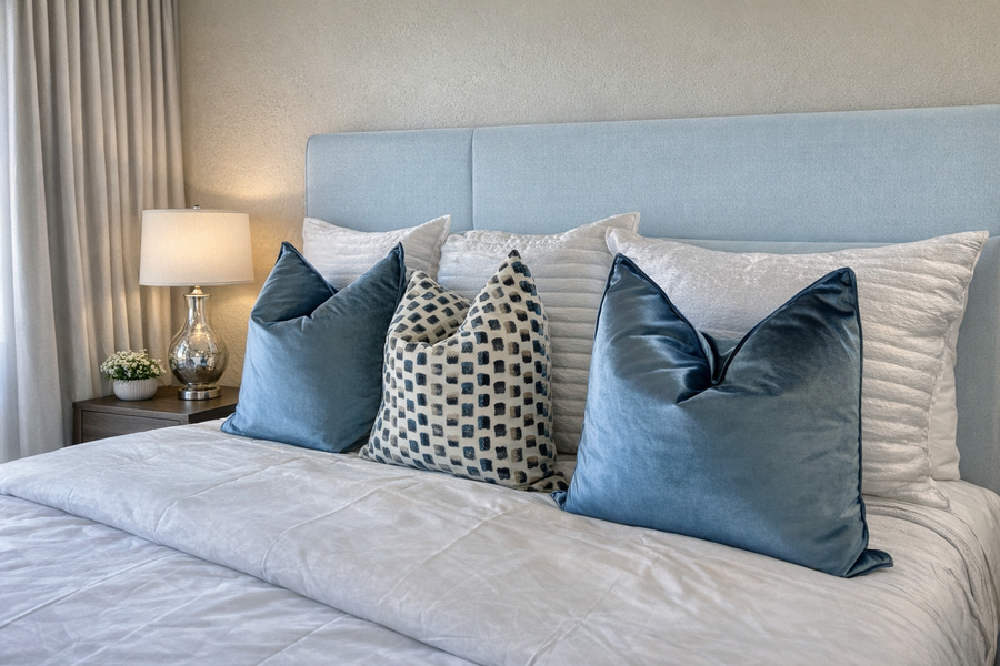 Impasto Pacific & Iridescence Baltic Bedroom