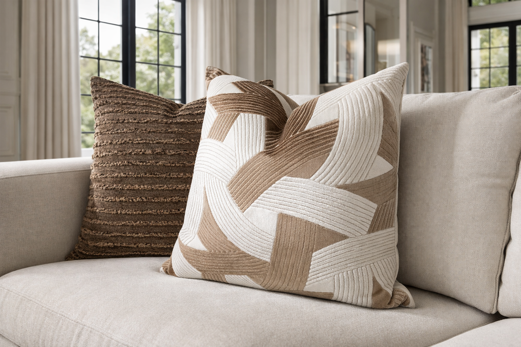 Luxury Pillow – 24" × 24" – Keaton Brown