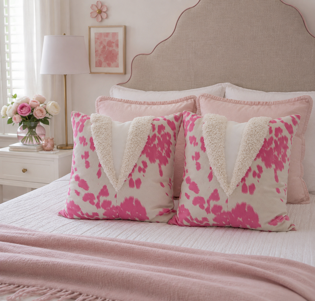Pink Cowgirl #2 Tailored Pillow