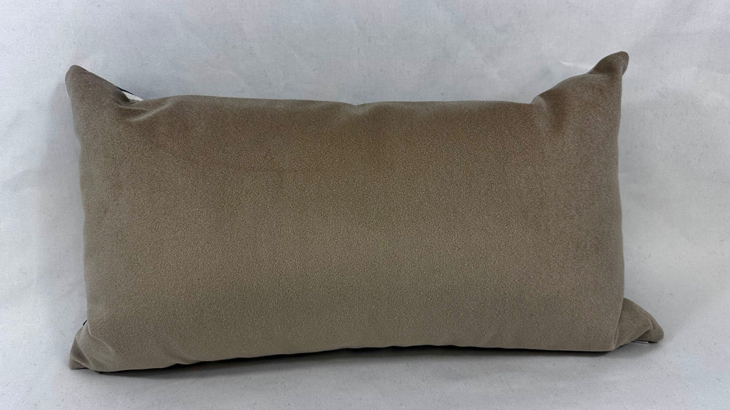 Facet Ocean – 24" × 14" Luxury Lumbar Pillow