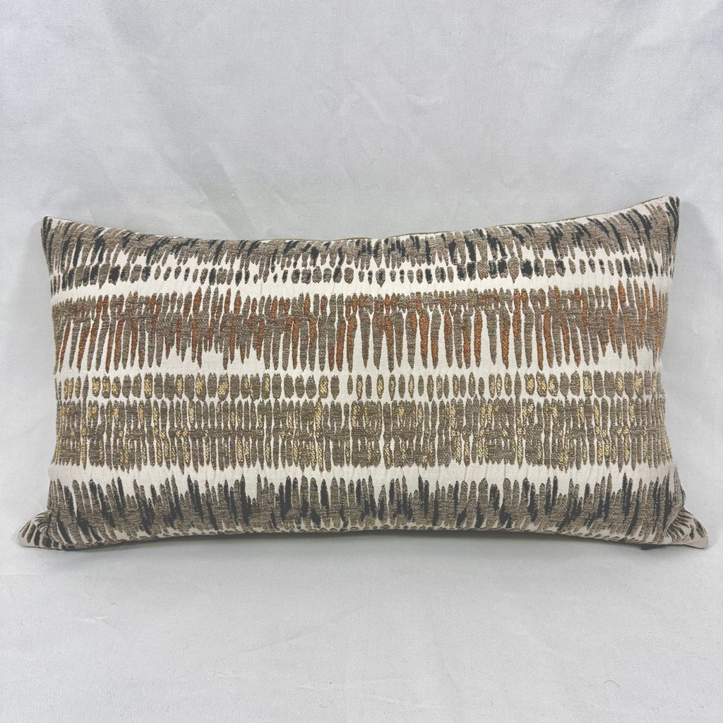 Luxury Lumbar Pillow – 24" × 14" – Zorro Mushroom (Horizontal)