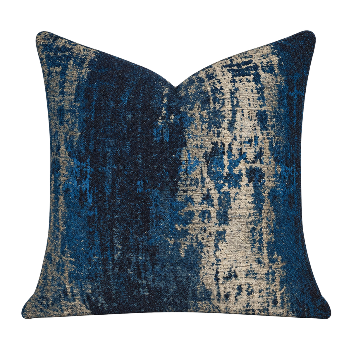 Aurora Midnight – 24" × 24" Luxury Square Pillow