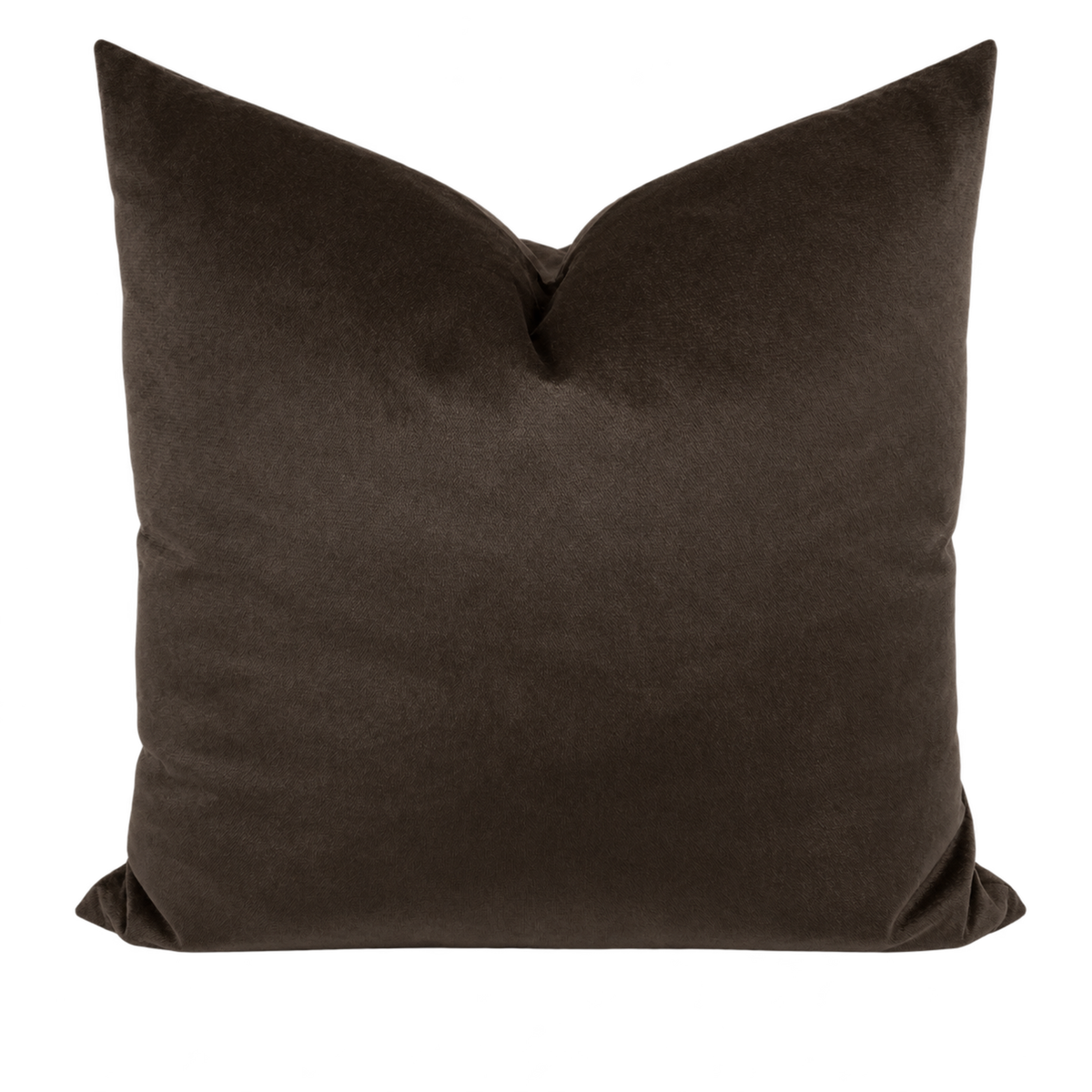 Belvedere Espresso – 24" × 24" Luxury Square Pillow