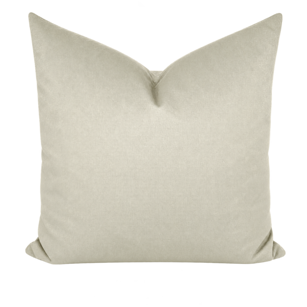 Belvedere Ivory – 24" × 24" Luxury Square Pillow