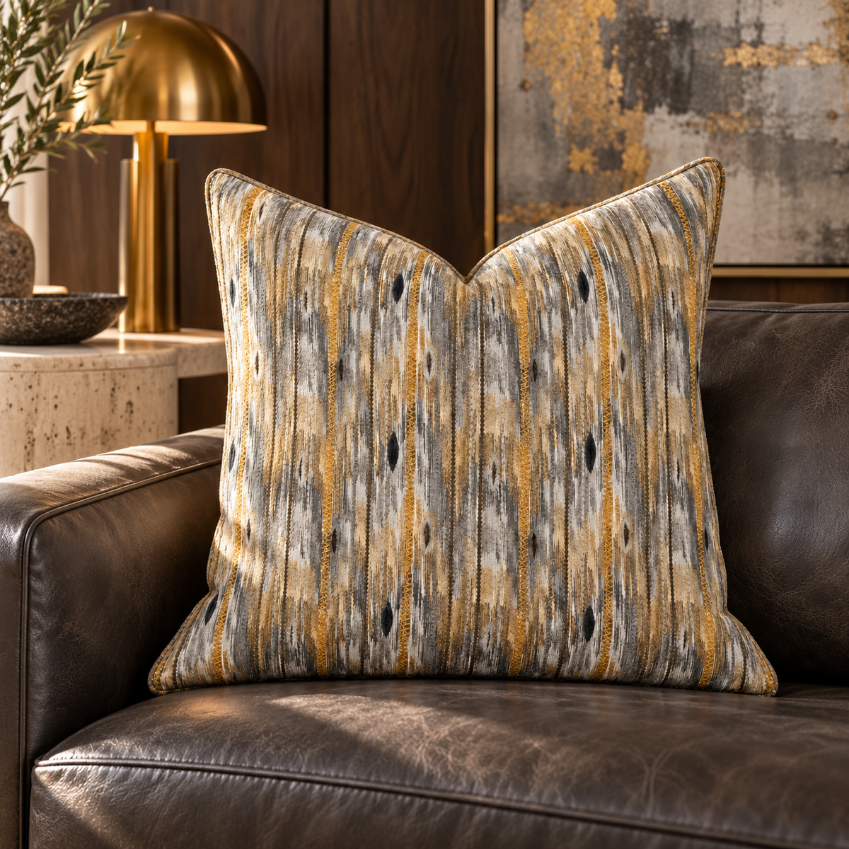 Belle Sol – 24" × 24" Luxury Square Pillow
