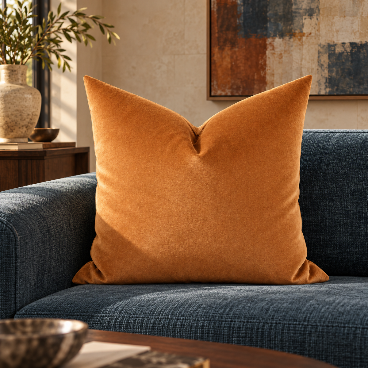 Belvedere Satsuma – 24" × 24" Luxury Square Pillow