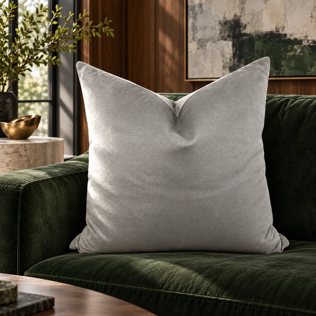 Belvedere Whisper – 24" × 24" Luxury Square Pillow