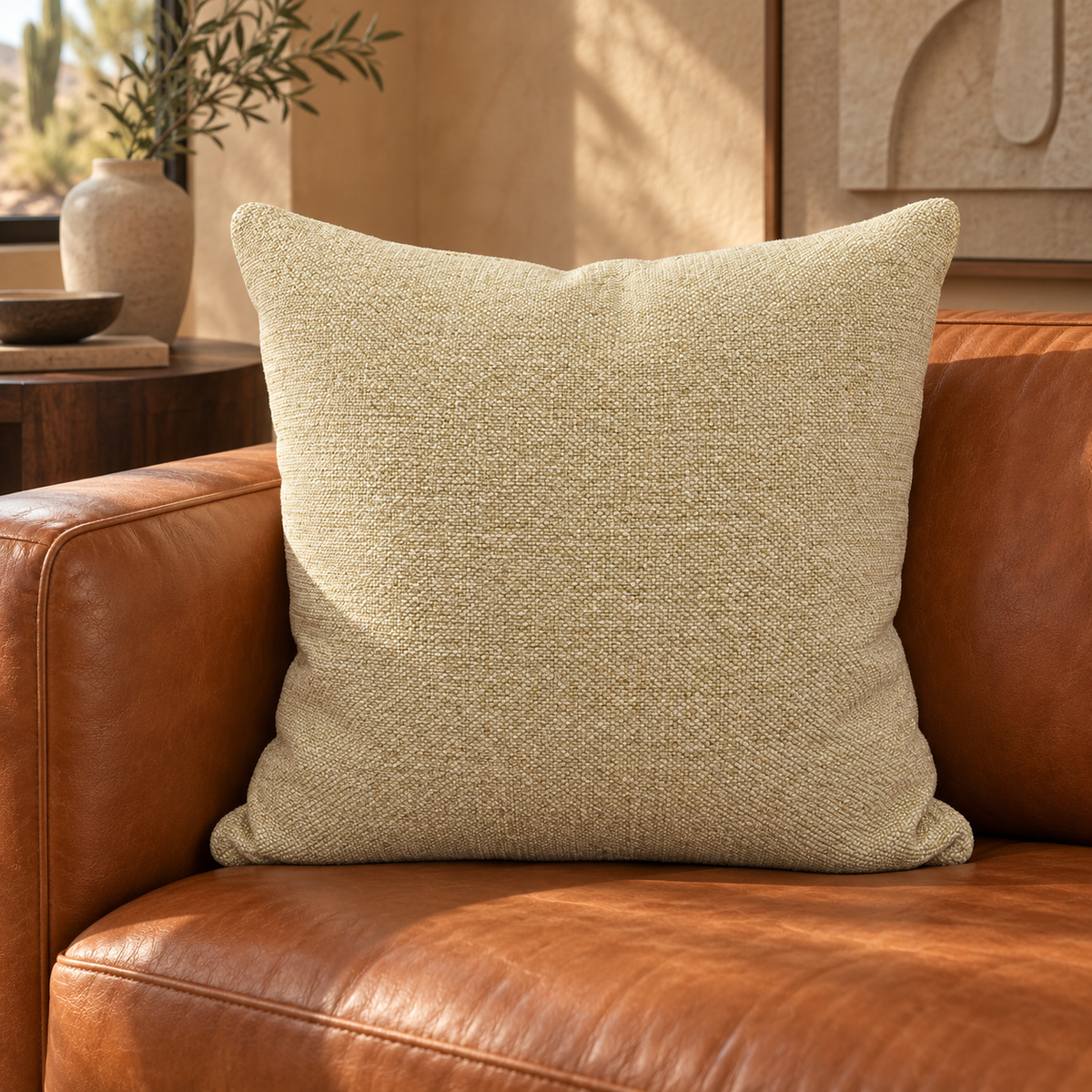 Heavenly Mojito – 24" × 24" Luxury Square Pillow