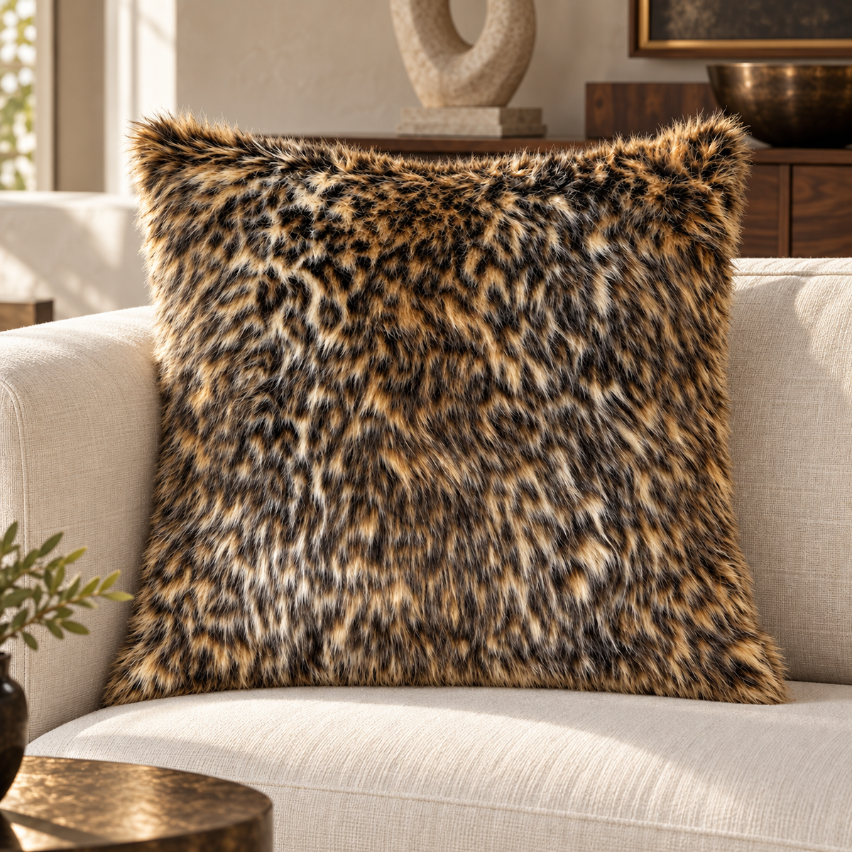 Margay – 24" × 24" Luxury Square Pillow