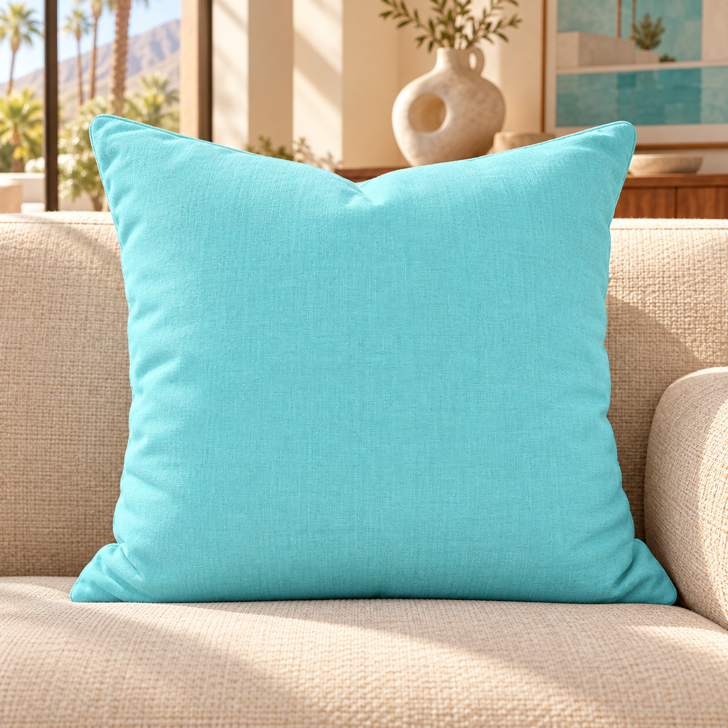 Robin Egg – 24" × 24" Luxury Square Pillow