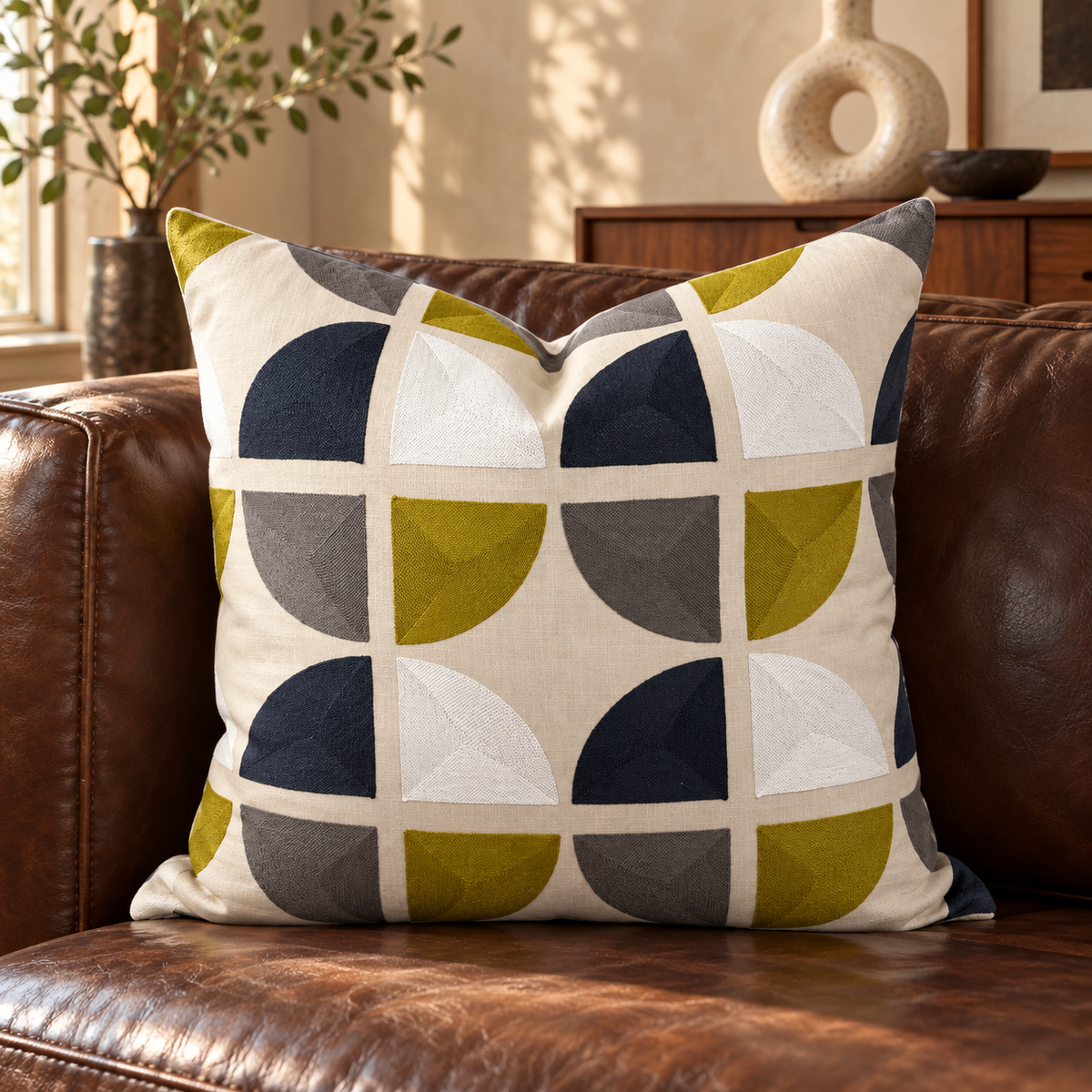 Sunclipse – 24" × 24" Luxury Square Pillow
