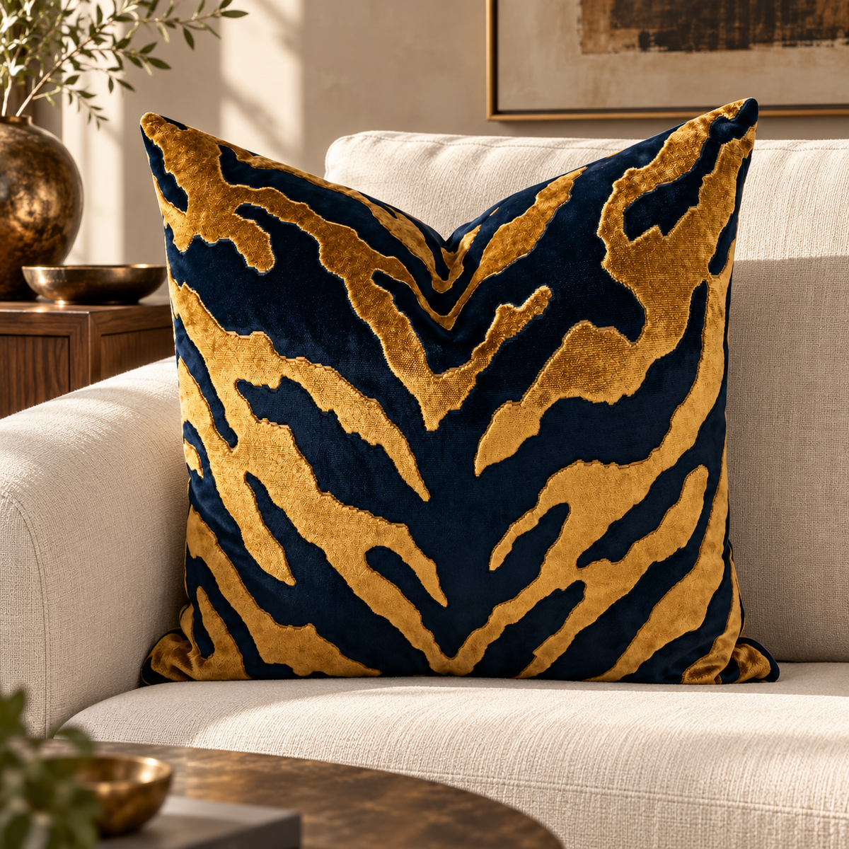 Zoolander – 24" × 24" Luxury Square Pillow