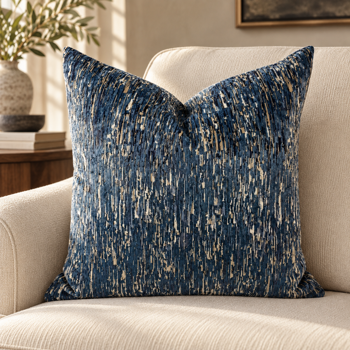 Yanbu Pacific – 24" × 24" Luxury Square Pillow