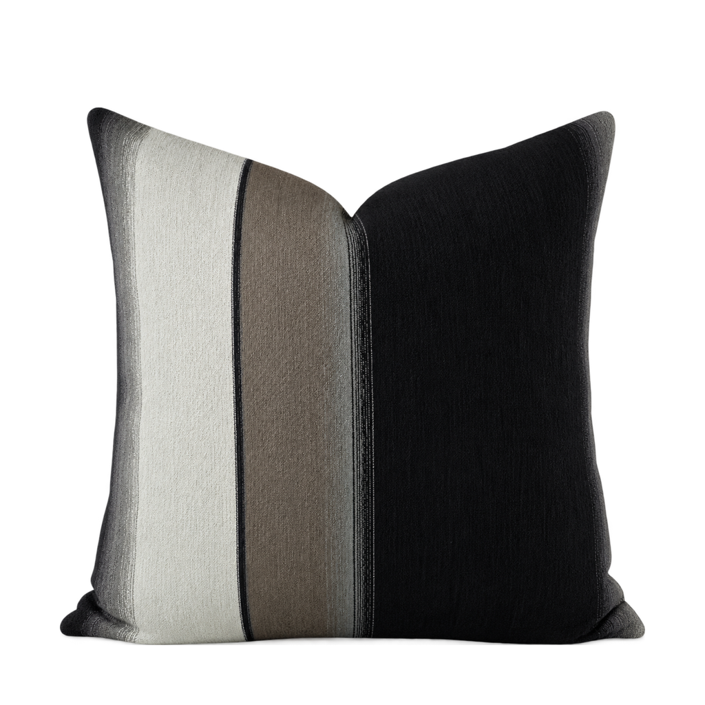 Kamara Ebony – 24" × 24" Luxury Square Pillow