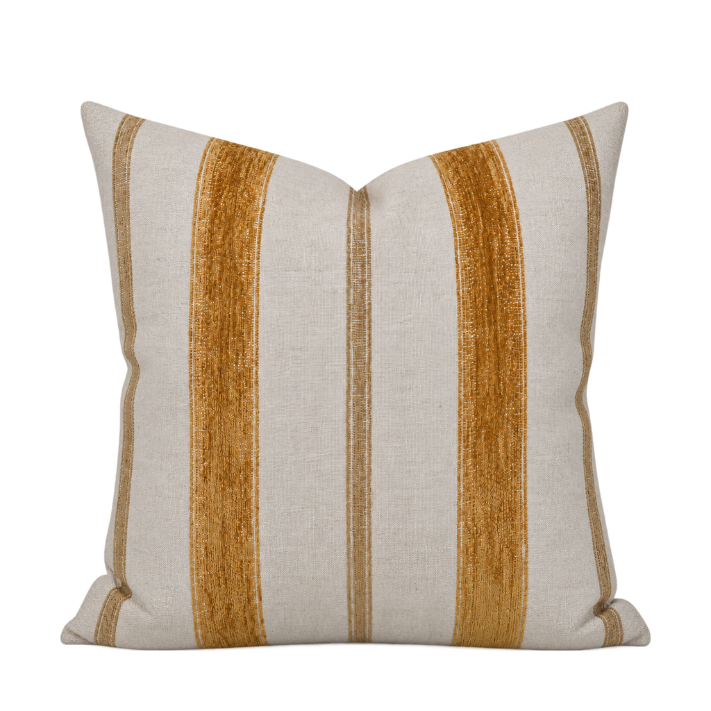 Lindor Dijon – 24" × 24" Luxury Square Pillow