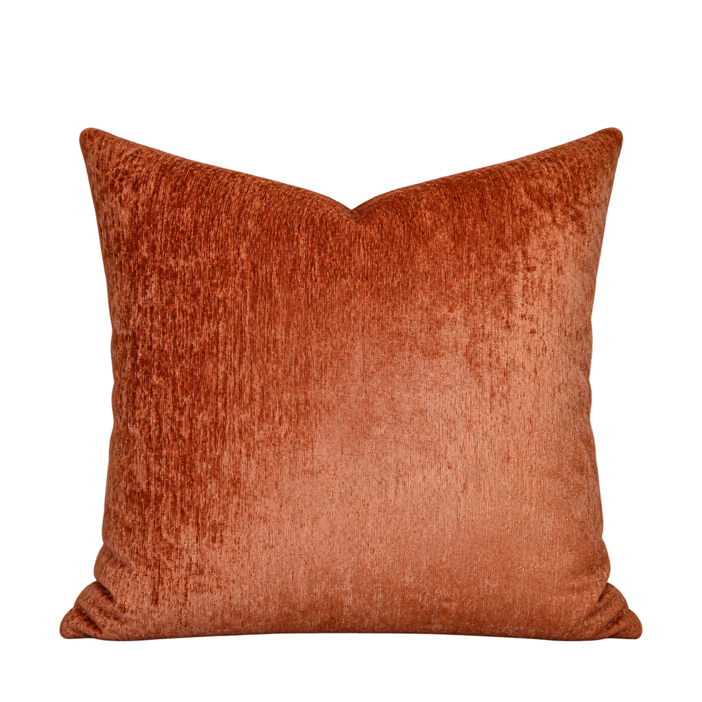 Empress Casandra Orange – 24" × 24" Luxury Square Pillow