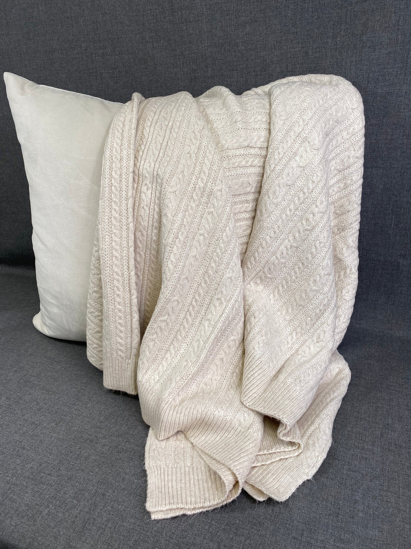 Luxury Knit Throw - 50" x 60" - Spinnaker Mainsail; Knit Throw