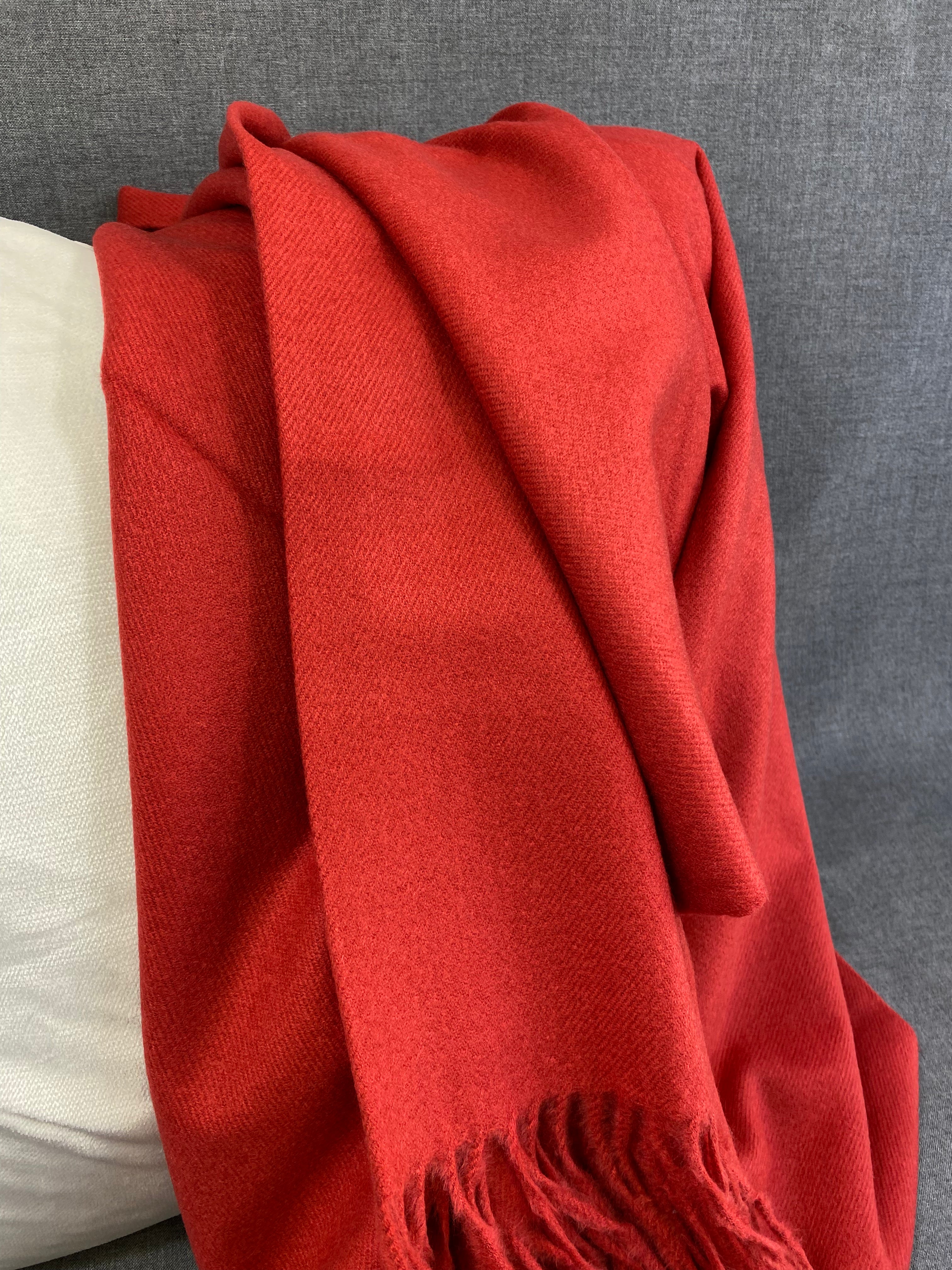 Faux Cashmere Brick- 68" x 50"