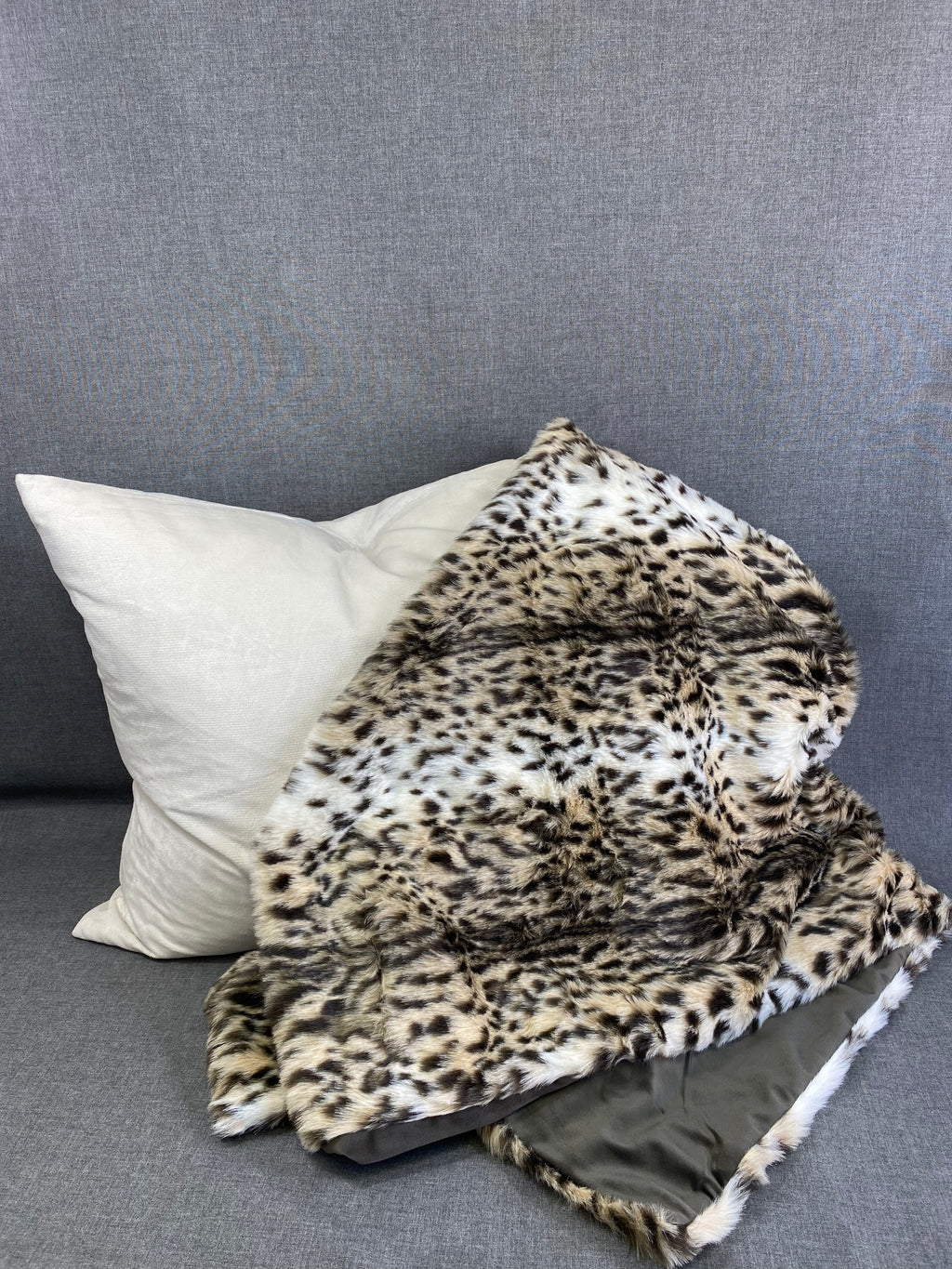 Ocelot Fur Throw  52" x 62"