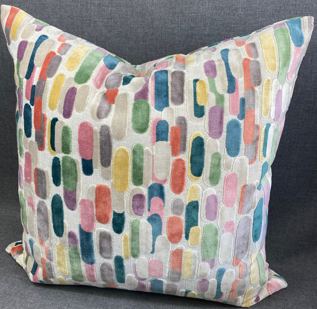 Luxury Pillow – 24" × 24" – Modern Confetti