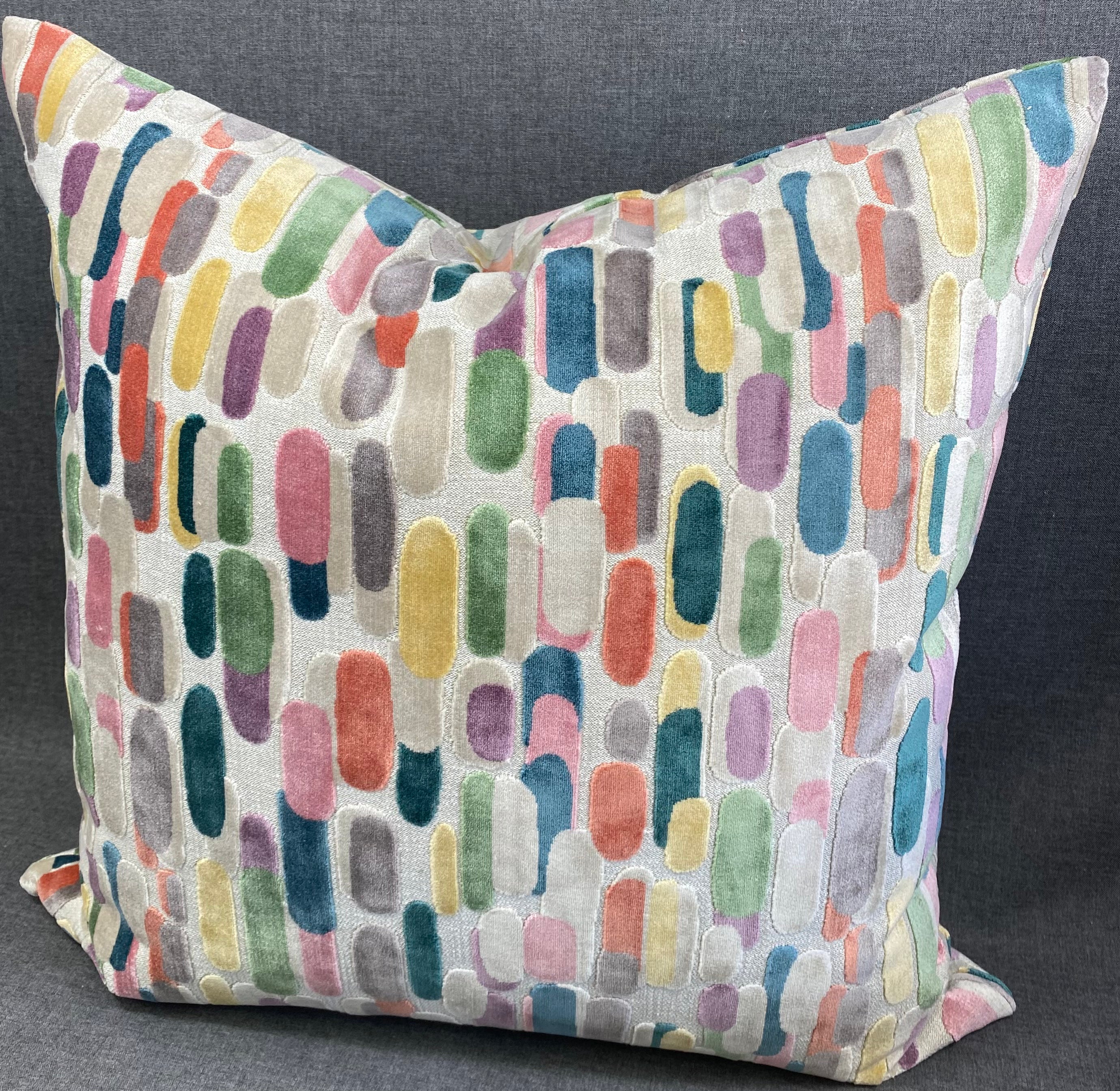 Luxury Pillow - 24" x 24" -  Modern Confetti