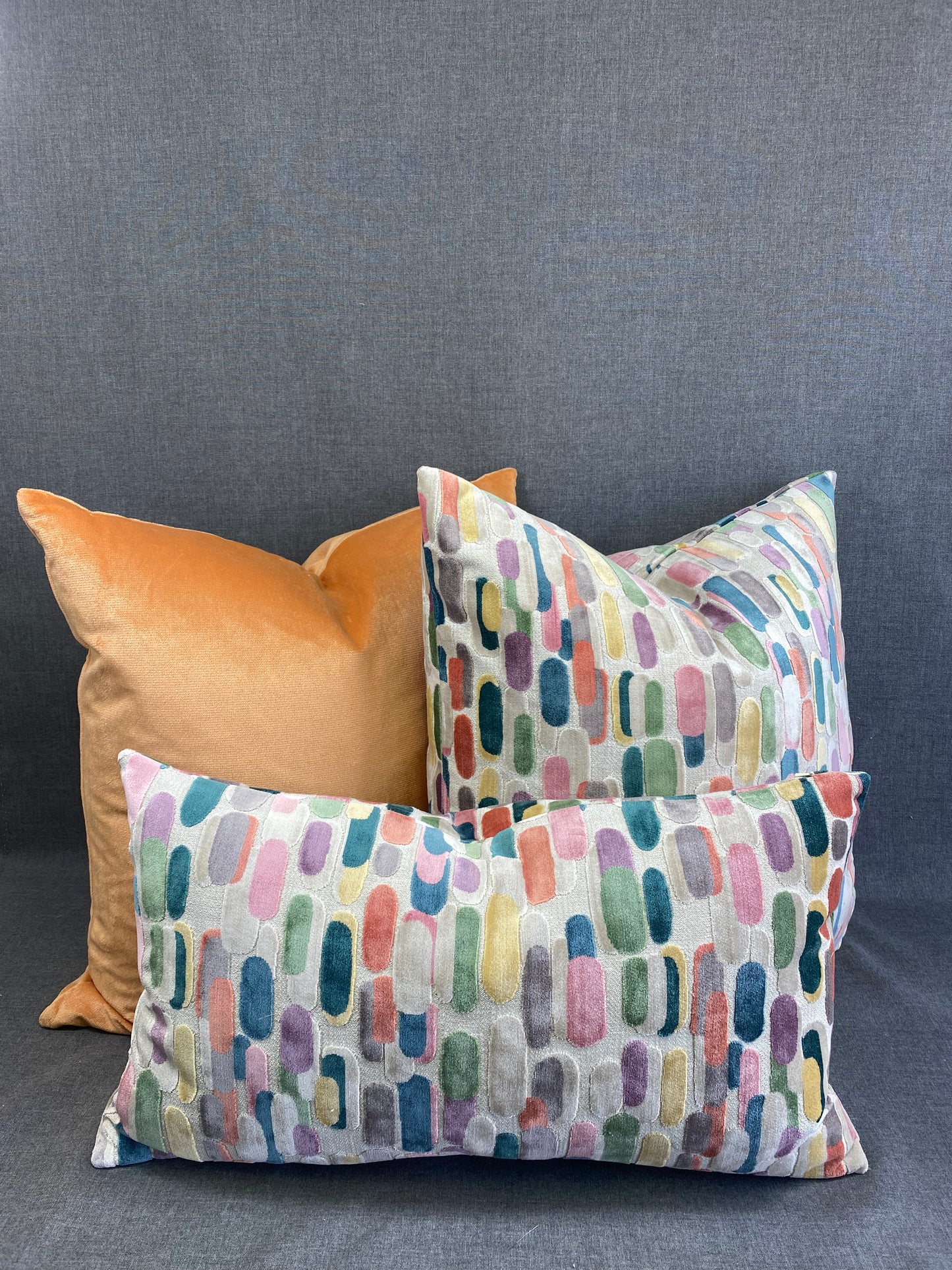 Luxury Pillow -  24" x 24" -  Modern Confetti