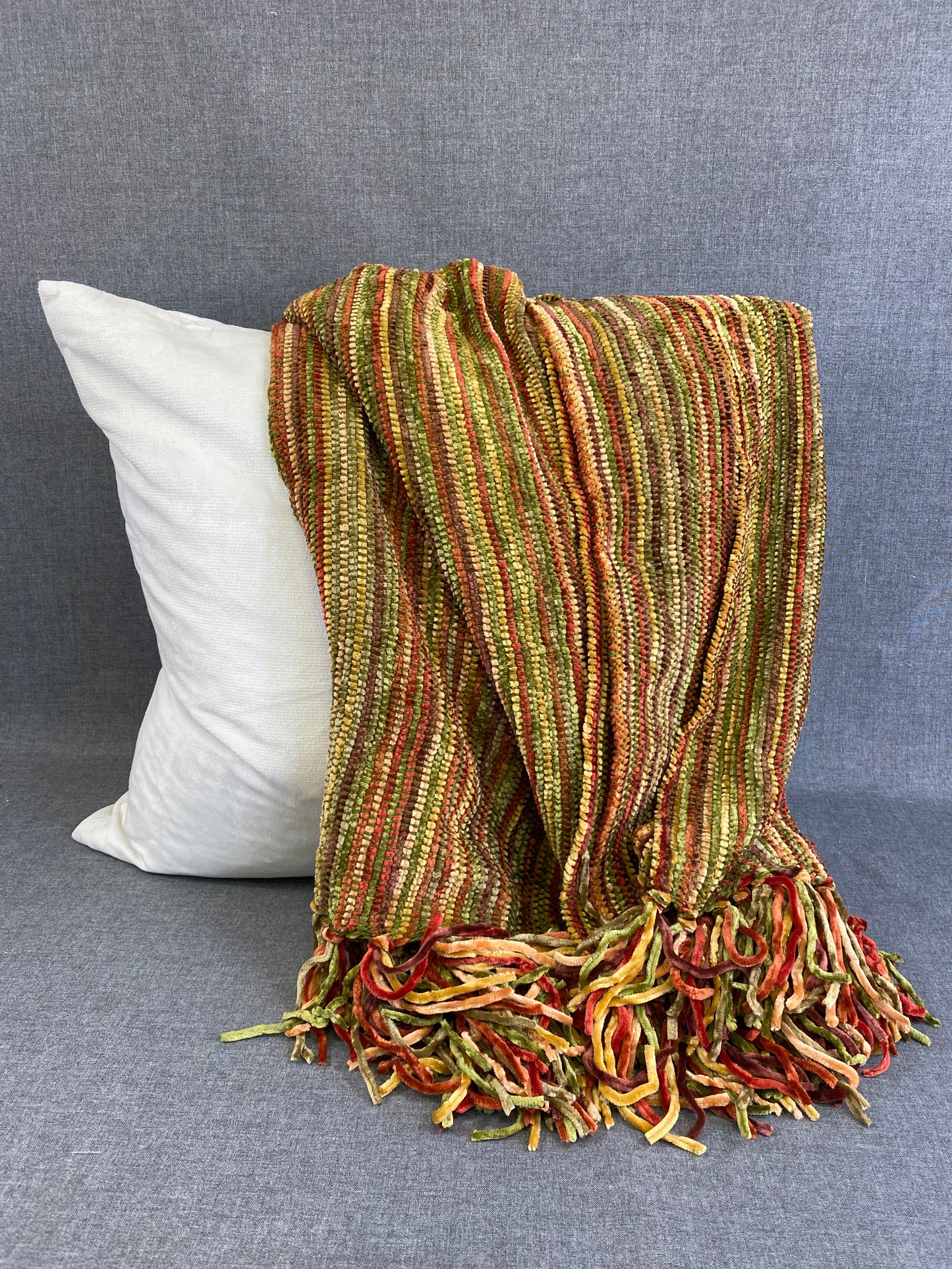 Chenille Throw- Multi- 50" x 60"