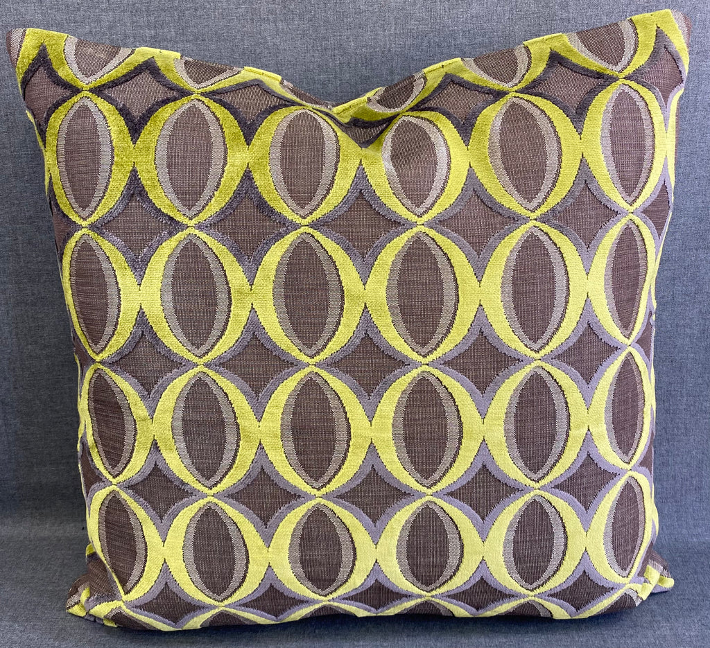 Luxury Pillow- Sinatra Lime  24" x 24"