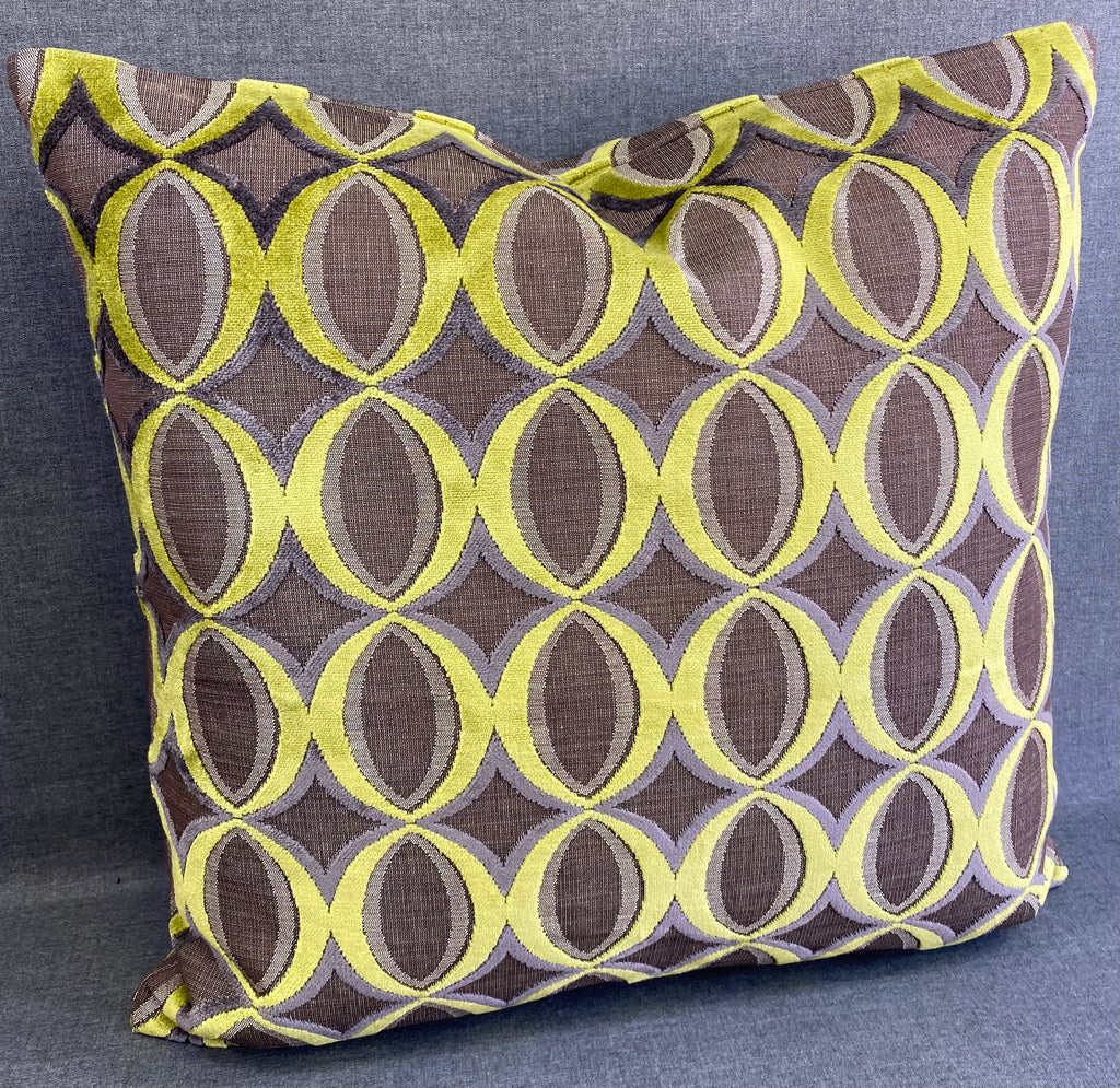 Luxury Pillow- Sinatra Lime  24" x 24"