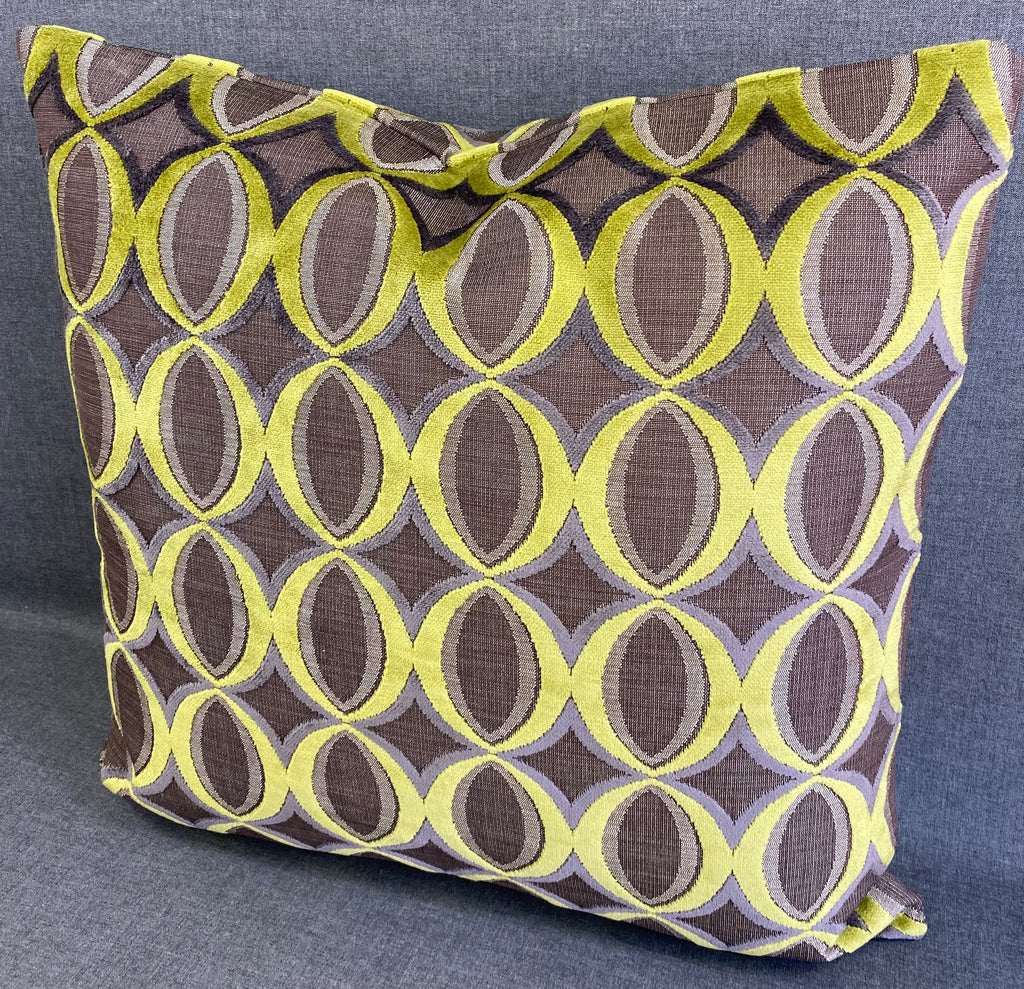 Luxury Pillow- Sinatra Lime  24" x 24"