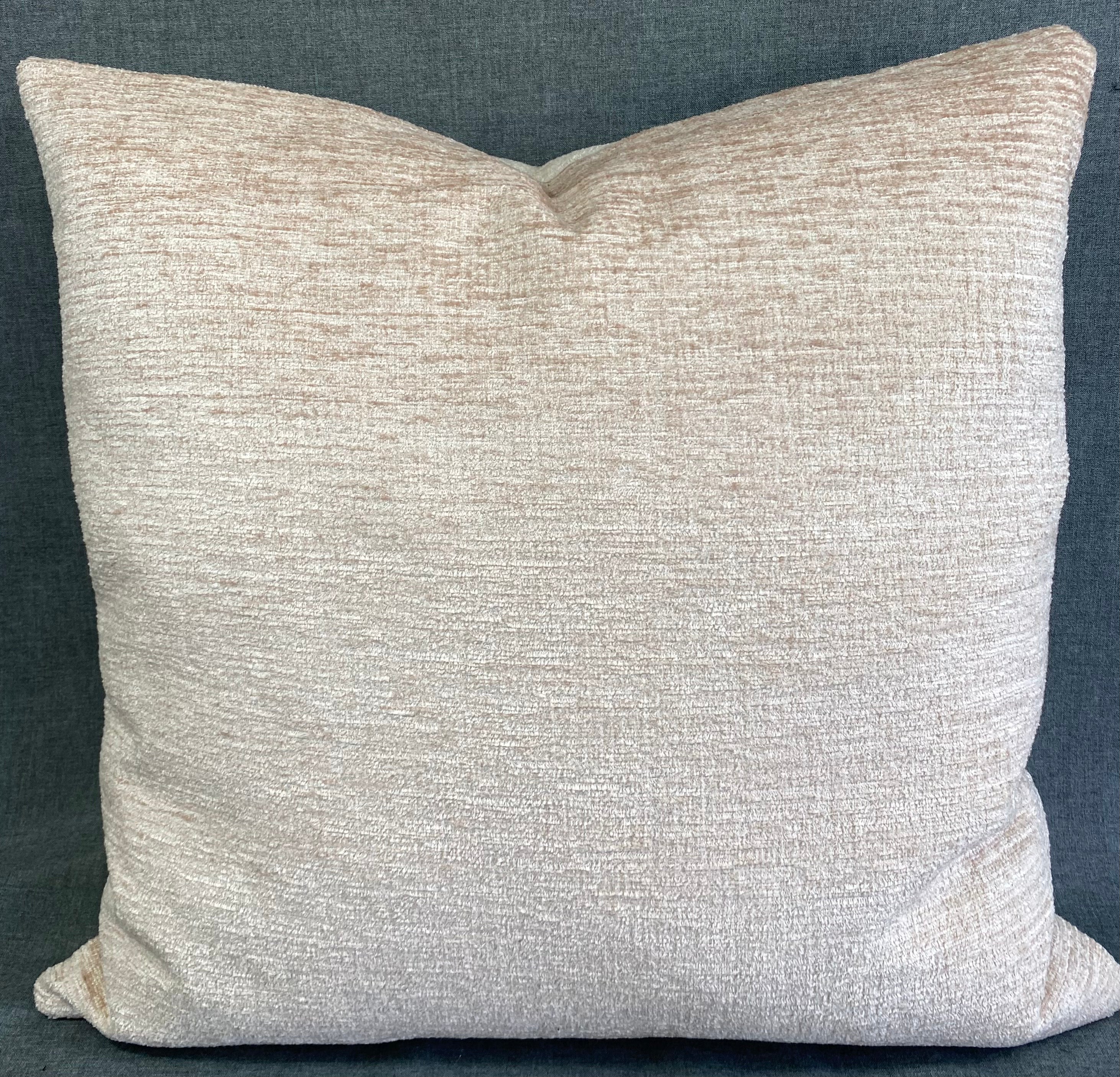 Luxury Pillow -  24" x 24"- Chic Blush