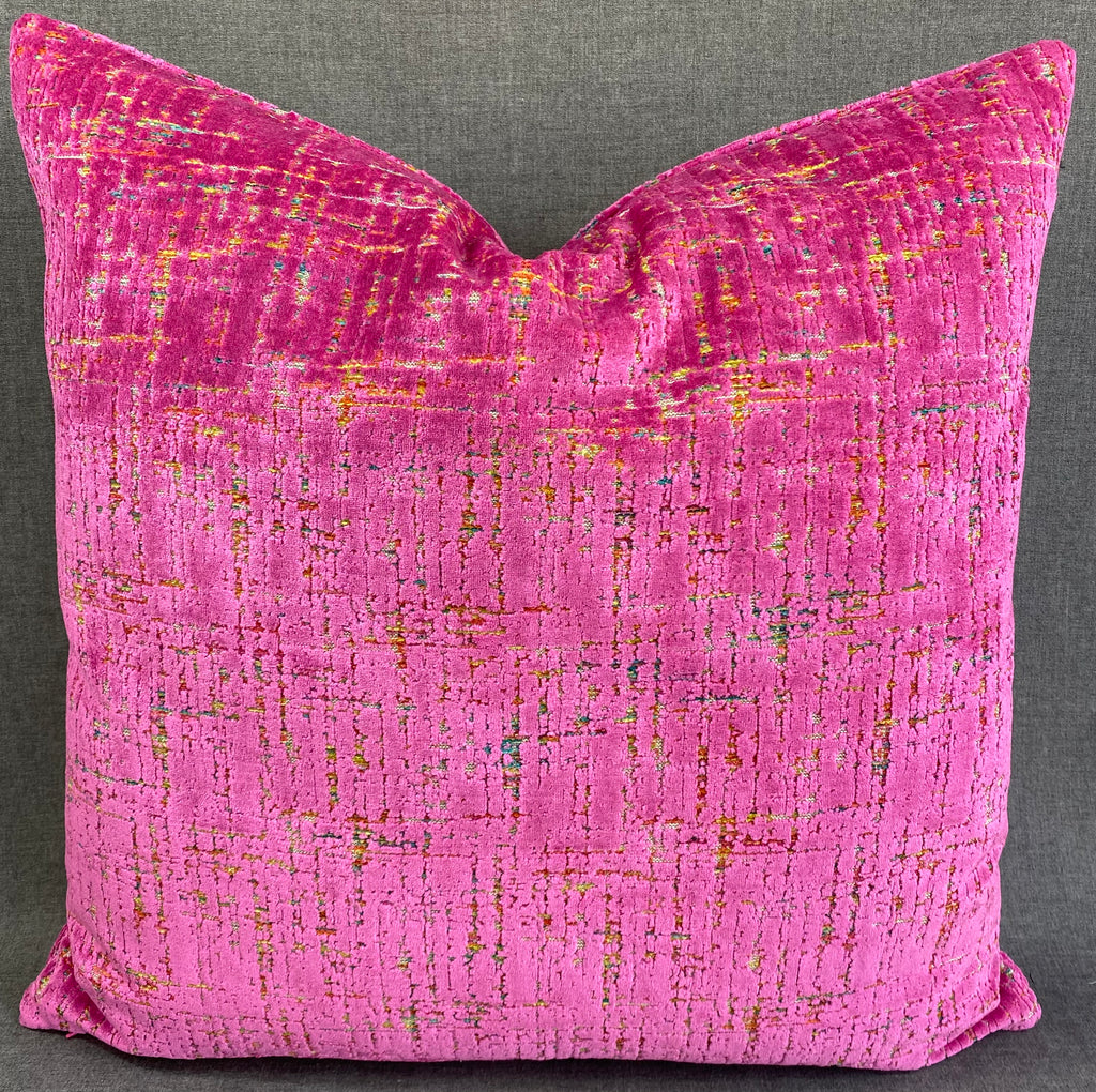 Luxury Pillow - 24" x 24" - Moonstruck Fuchsia