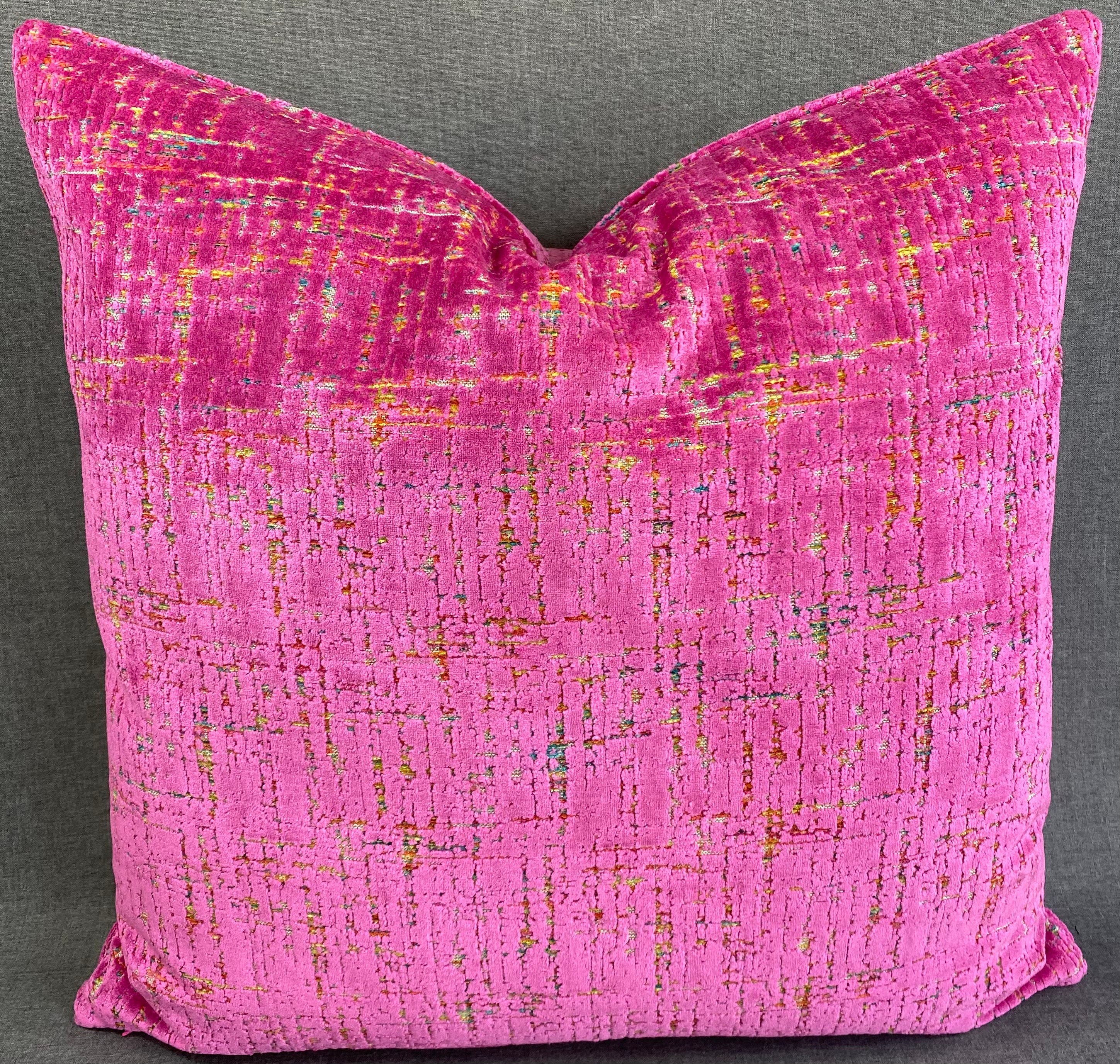 Luxury Pillow - 24" x 24" - Moonstruck Fuchsia