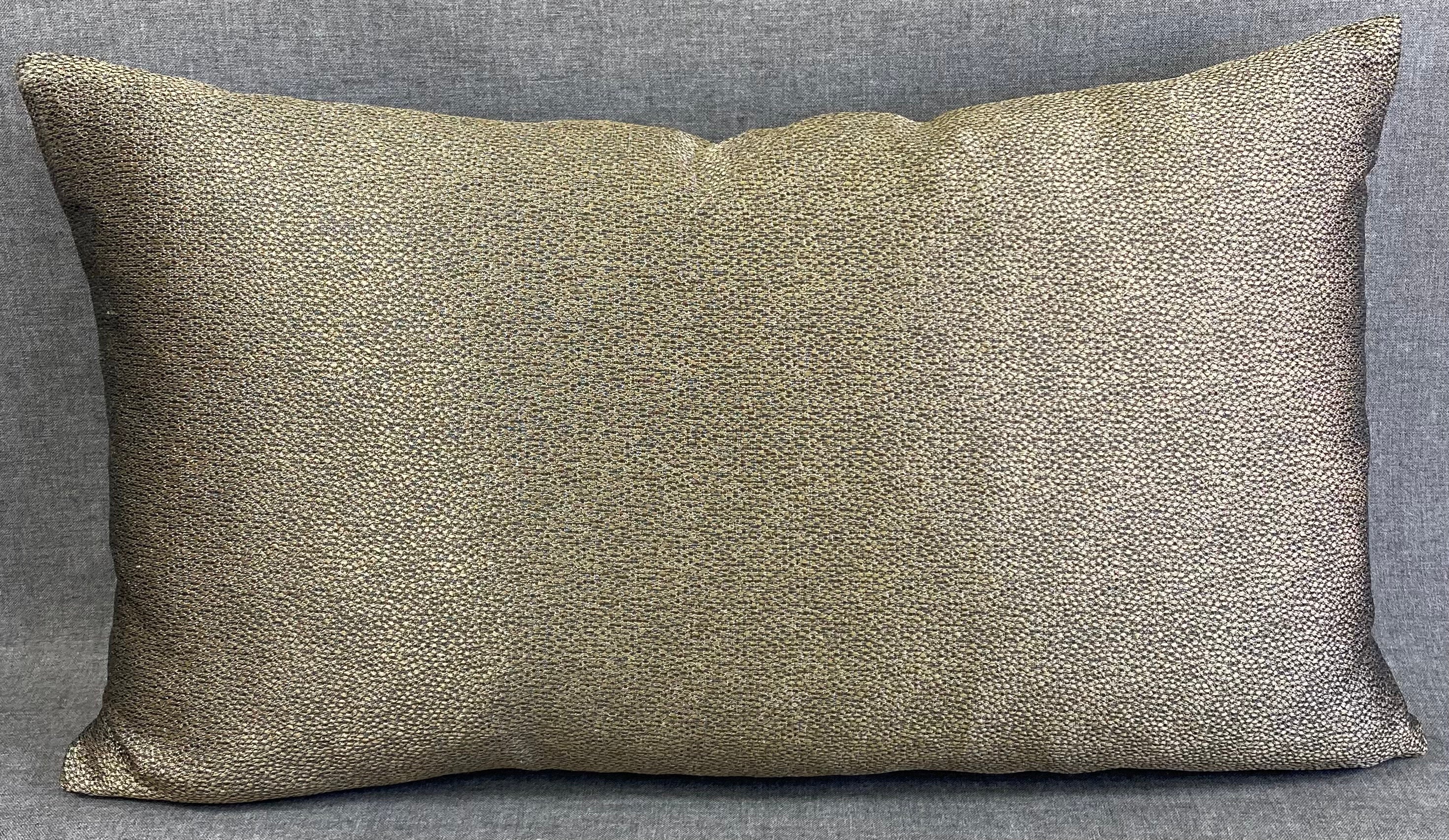 Luxury Lumbar Pillow - 24" x 14"- Golden Hide