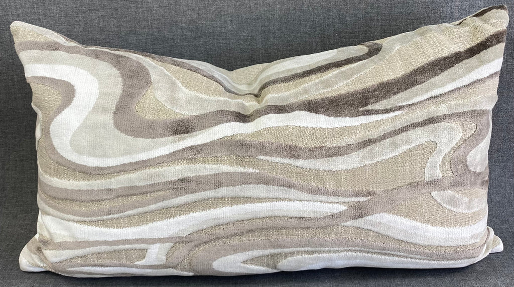 Luxury Lumbar Pillow - 24" x 14"- Sway Travertine