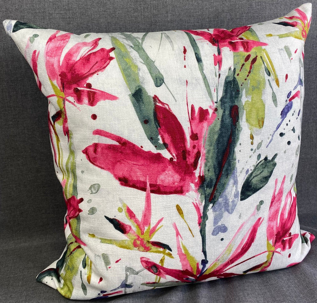 Luxury Pillow - 24” x 24” - Marlot - Fucshia