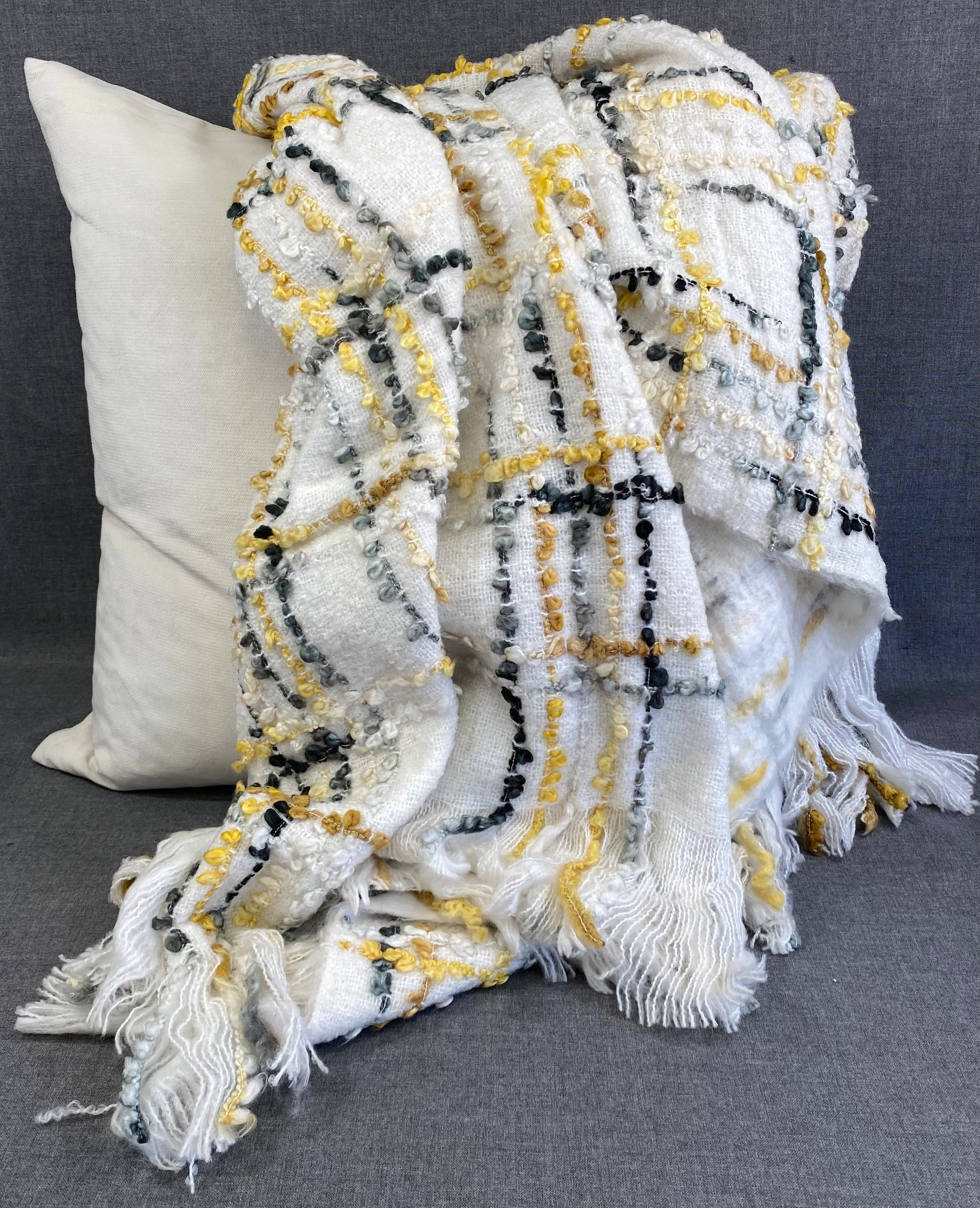 Crosshatch Throw-Multi-50"X60"