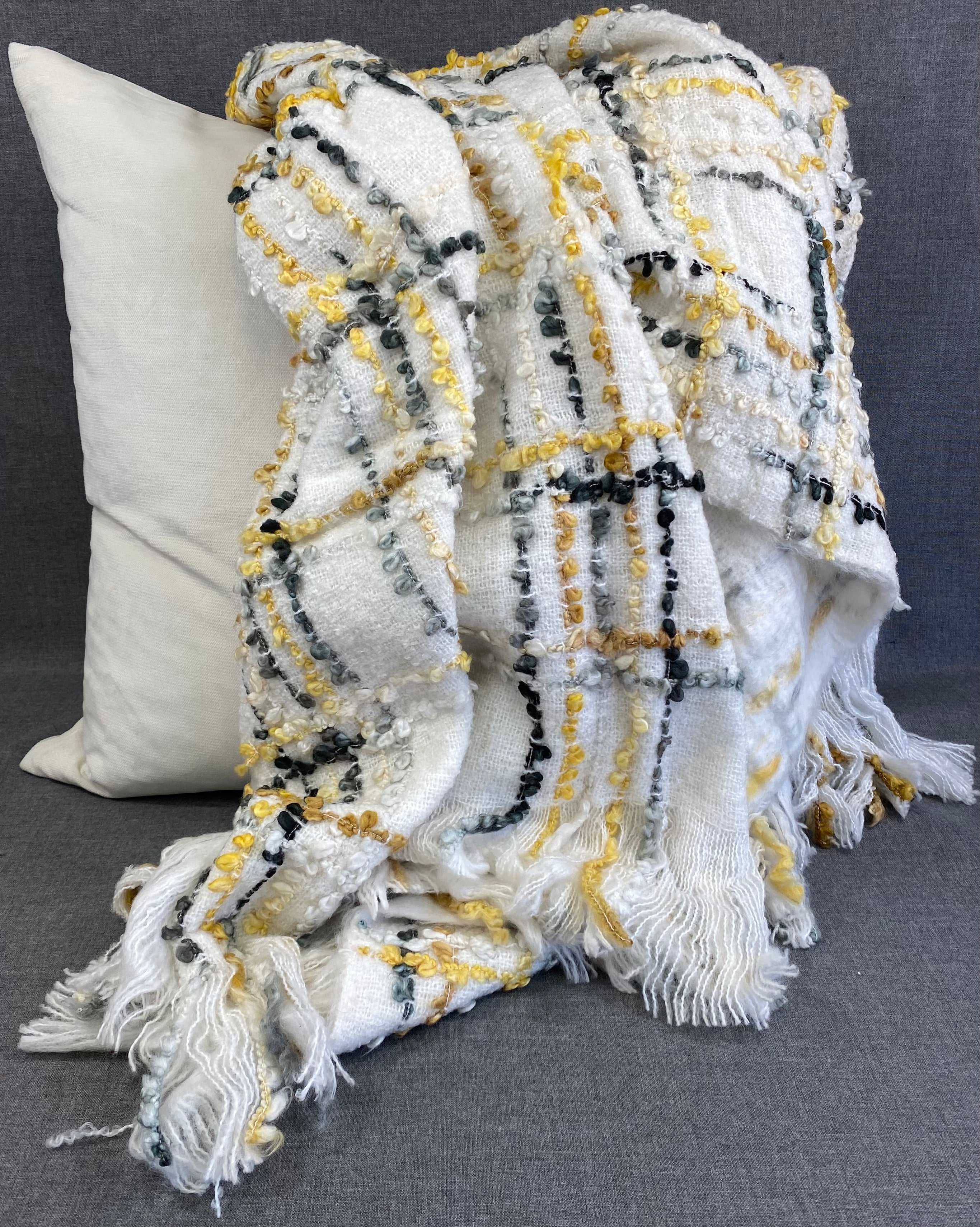 Crosshatch Throw-Multi-50"X60"