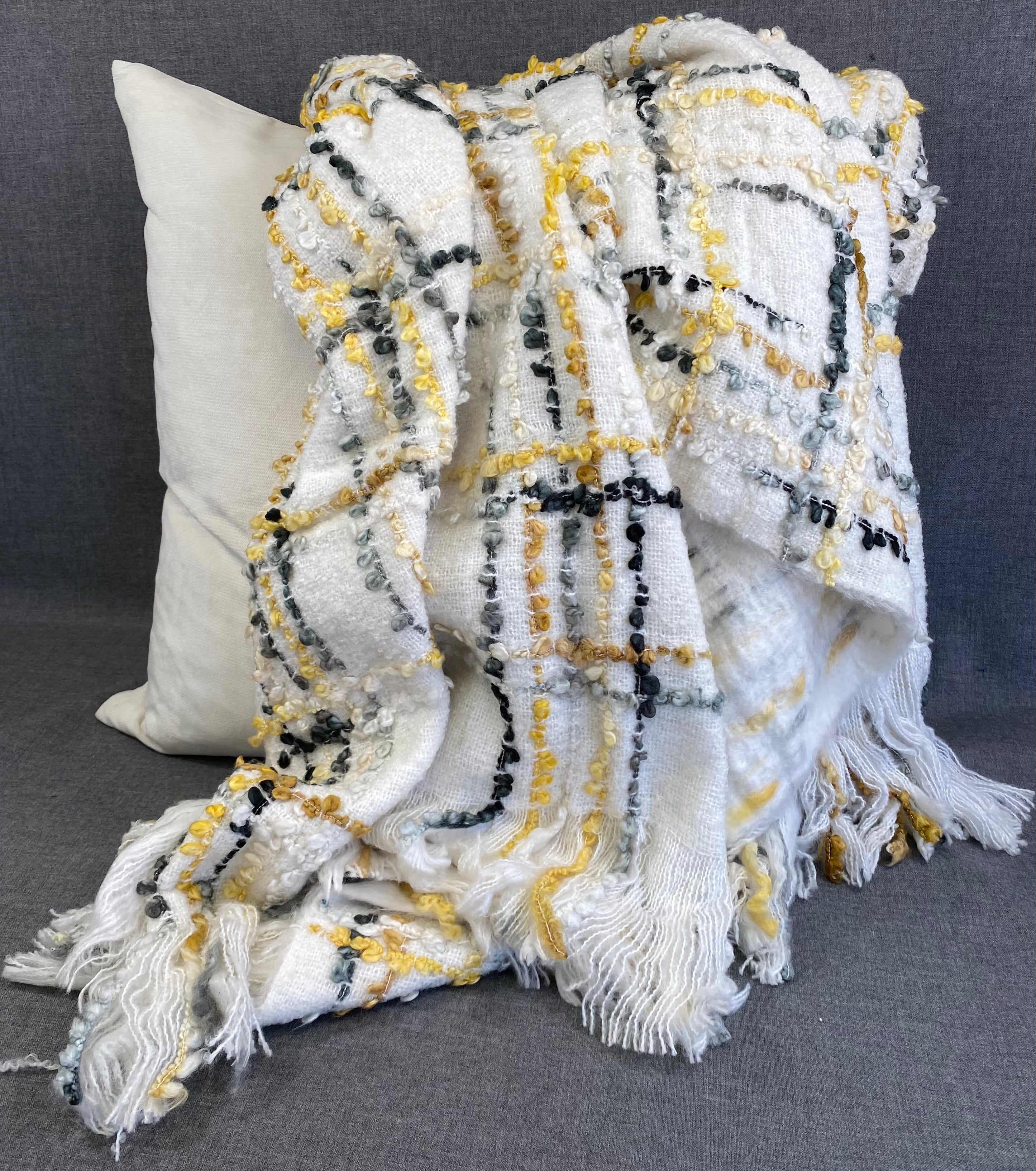 Crosshatch Throw-Multi-50"X60"