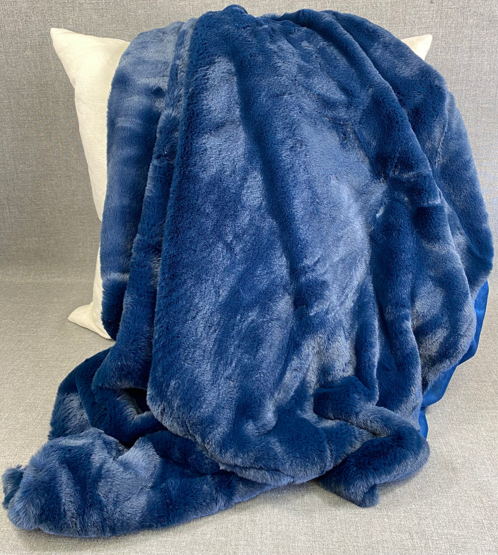 Furocious Throw-Navy-52"X 62"