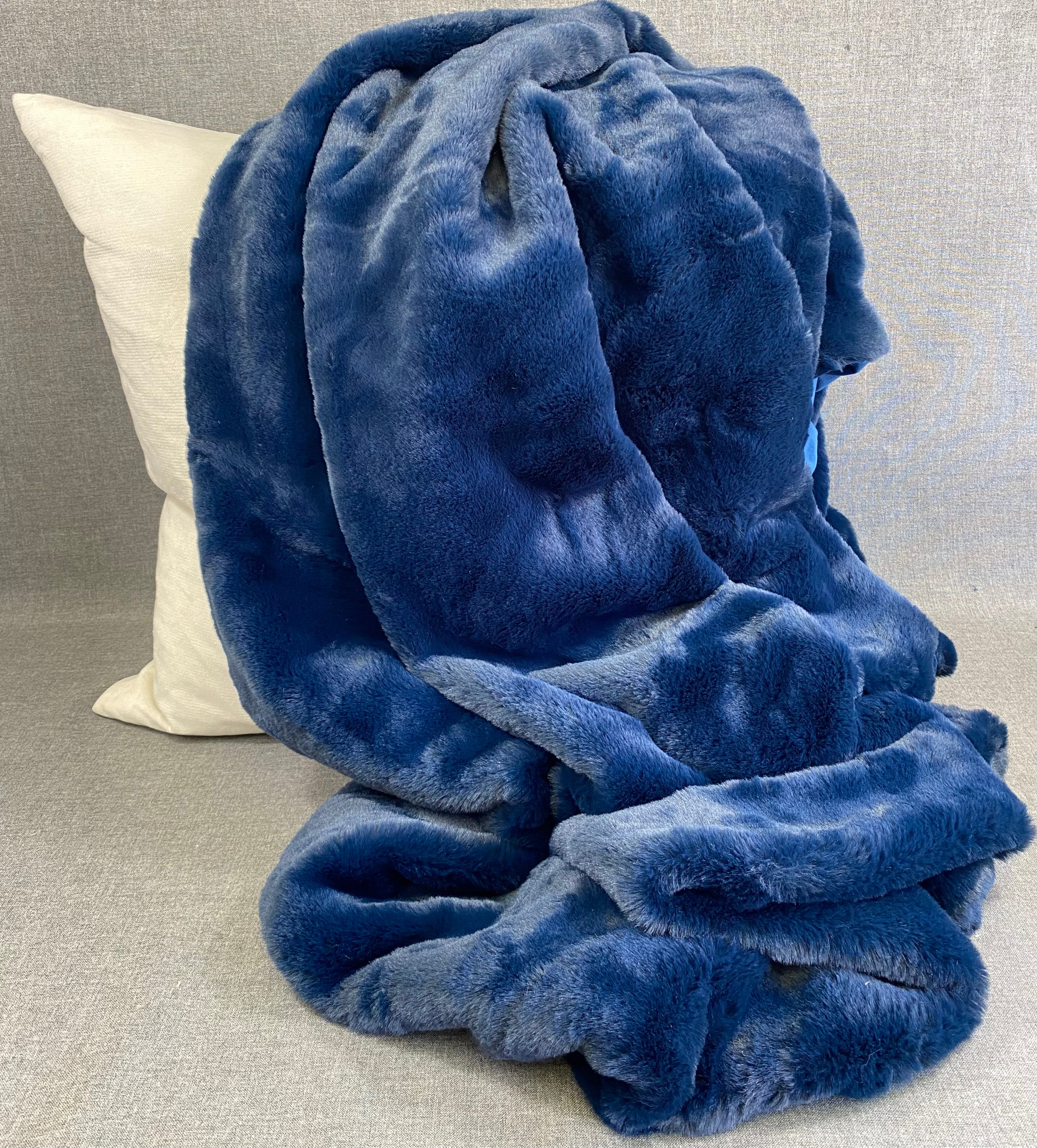 Furocious Throw-Navy-52"X 62"