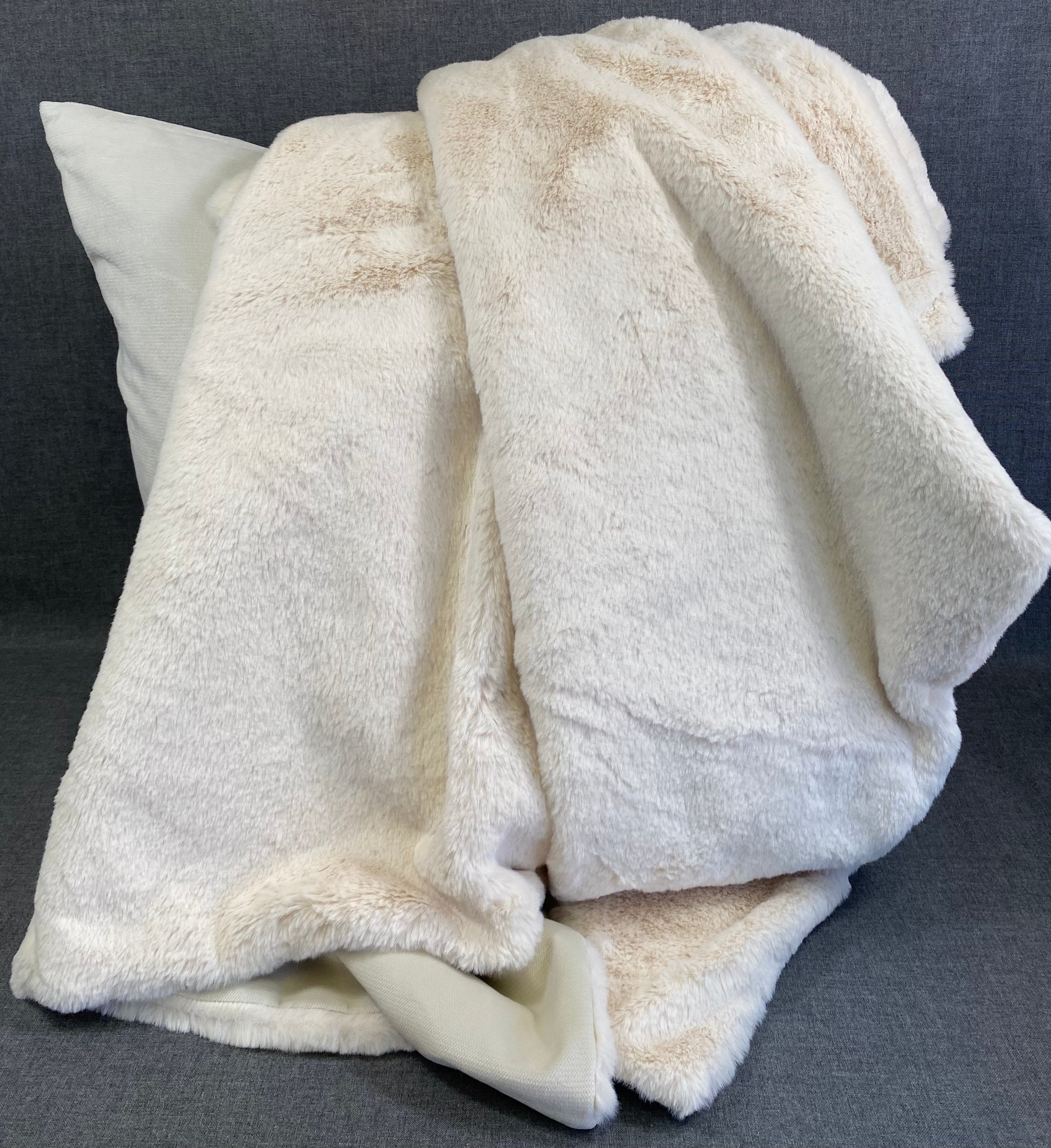 Furocious Throw-Cream-52"X 62"